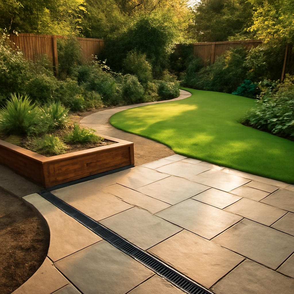 Garden Drainage Warning Signs Before a Patio is Installed in Loughborough & East Midlands