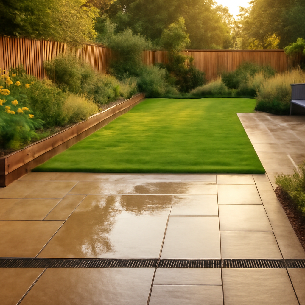 Garden Drainage Warning Signs Before a Patio is Installed in Loughborough & East Midlands
