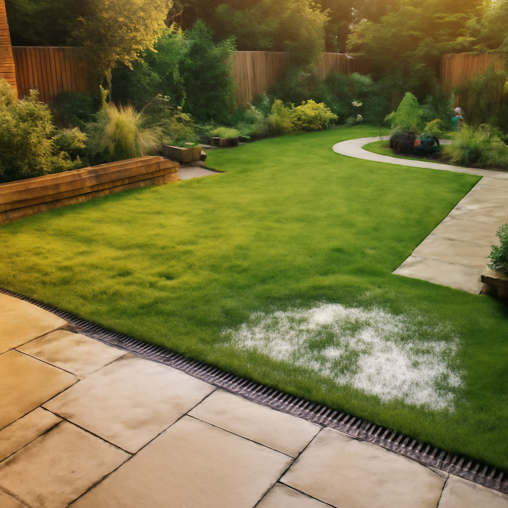 Garden Drainage Warning Signs Before a Patio is Installed in Loughborough and East Midlands