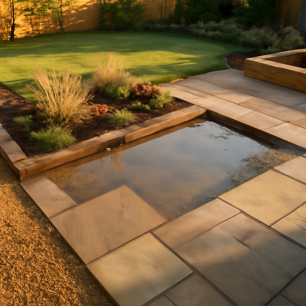 Garden Drainage Warning Signs Before a Patio is Installed in Loughborough and East Midlands