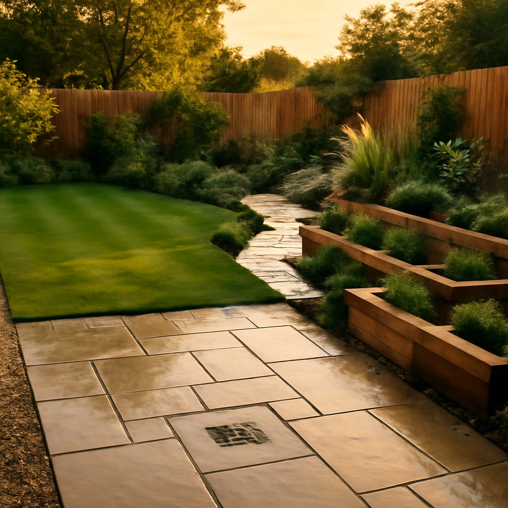 Garden Drainage Warning Signs Before a Patio is Installed in Loughborough & East Midlands