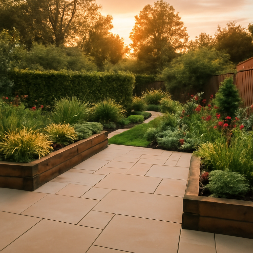 How a Tired Lawn Can Become a Usable Patio and Planting Space in Loughborough