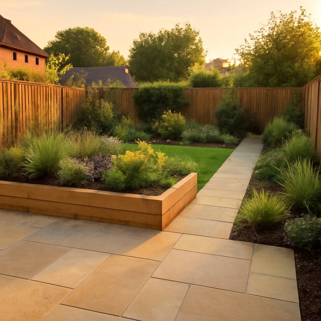 How a Tired Lawn Can Become a Usable Patio and Planting Space in Loughborough