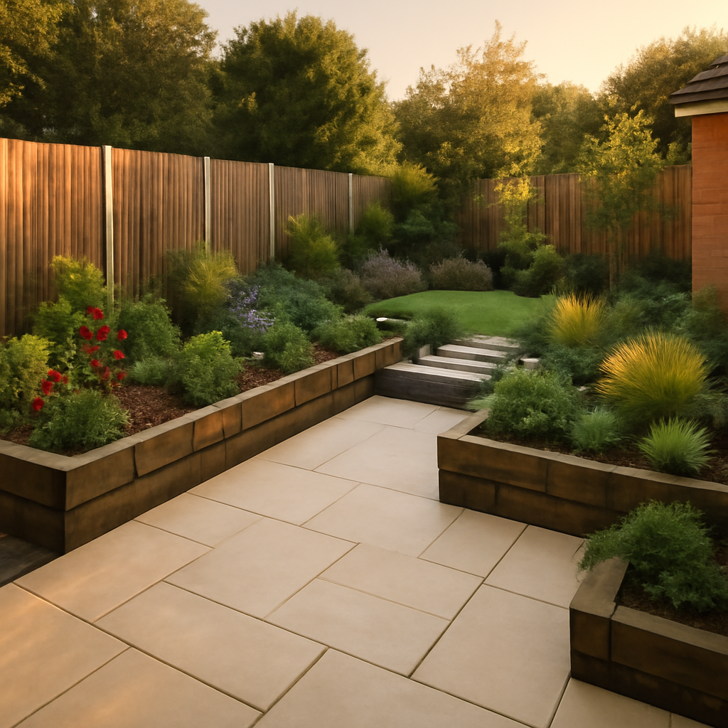 How a Tired Lawn Can Become a Usable Patio and Planting Space in Loughborough