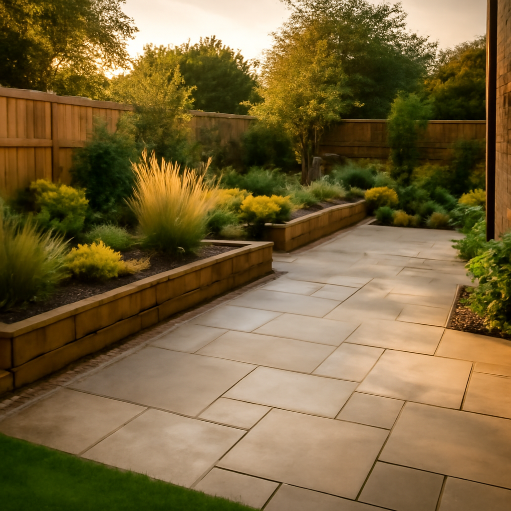 How a Tired Lawn Can Become a Usable Patio and Planting Space in Loughborough