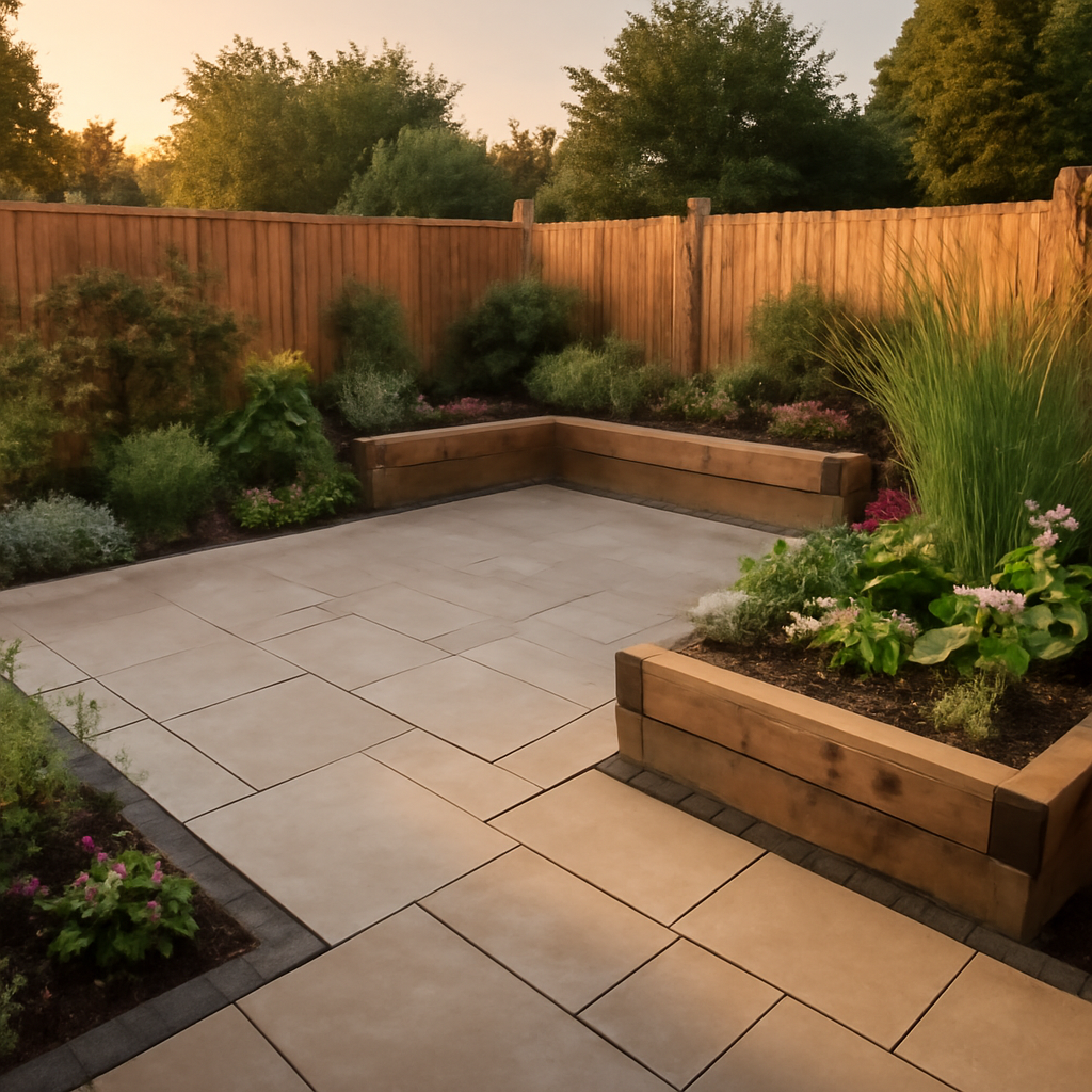 How a Tired Lawn Can Become a Usable Patio and Planting Space in Loughborough
