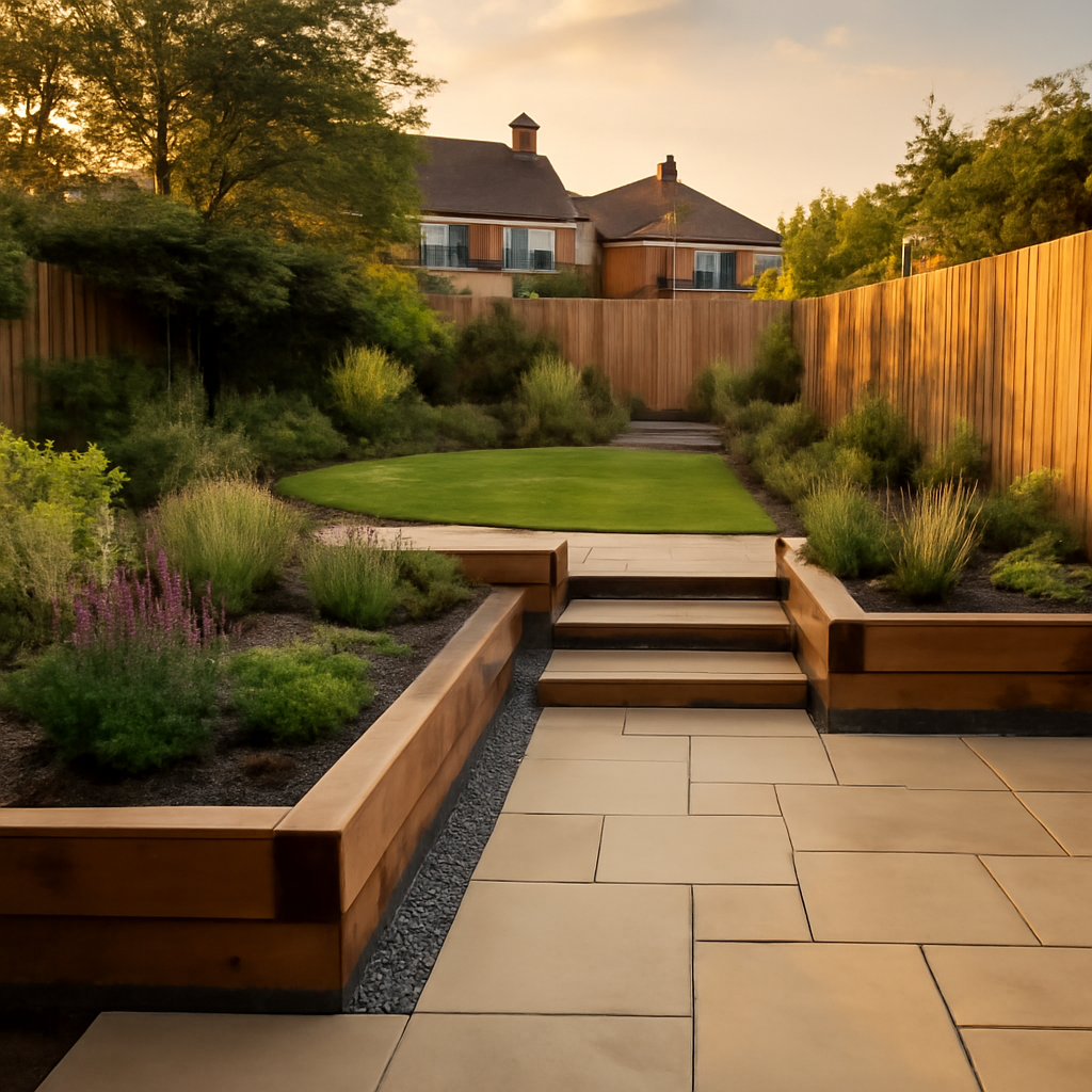How a Tired Lawn Can Become a Usable Patio and Planting Space in Loughborough