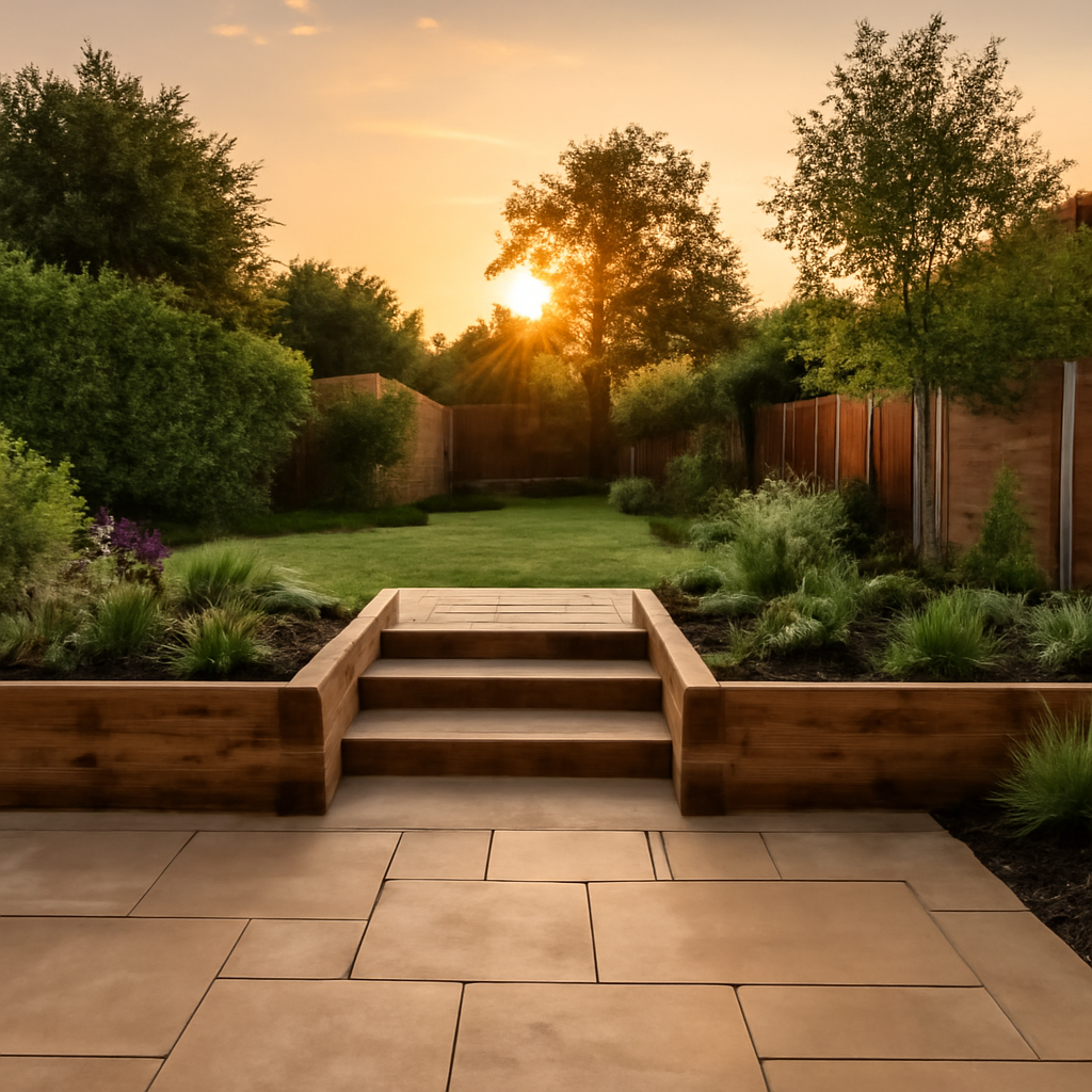 How a Tired Lawn Can Become a Usable Patio and Planting Space in Loughborough