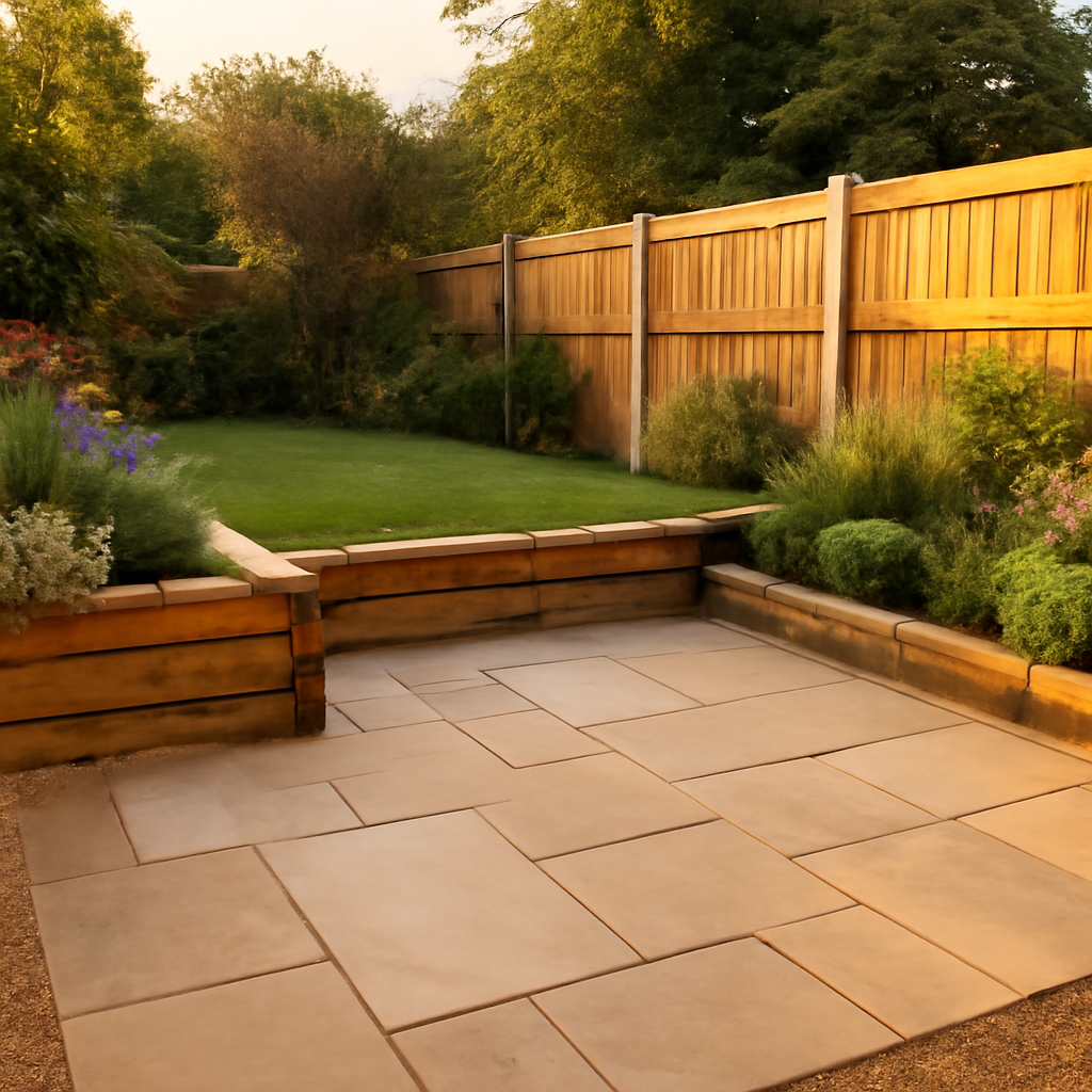How a Tired Lawn Can Become a Usable Patio and Planting Space in Loughborough