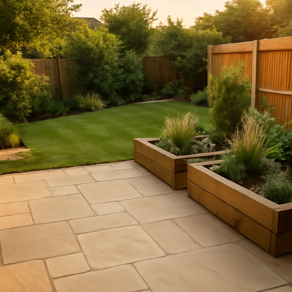 How a Tired Lawn Can Become a Usable Patio and Planting Space in Loughborough