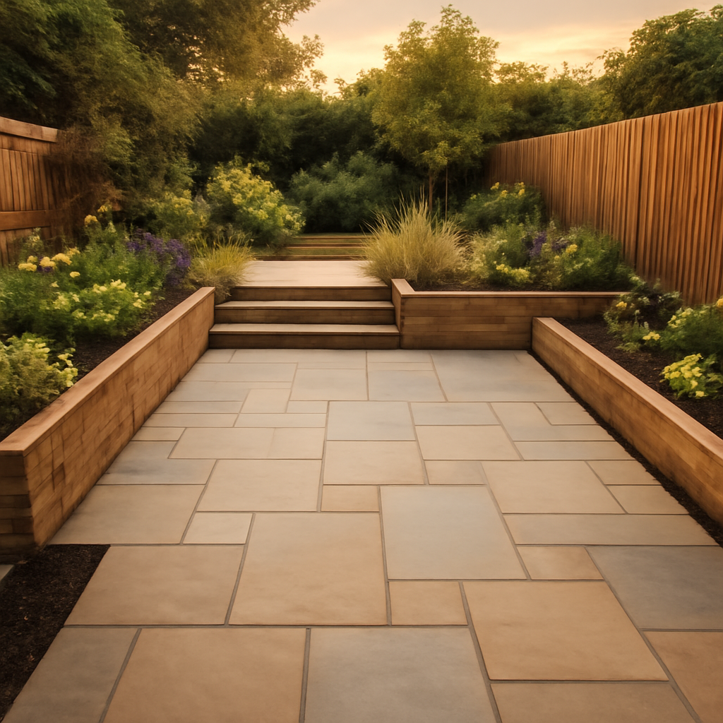 How a Tired Lawn Can Become a Usable Patio and Planting Space in Loughborough