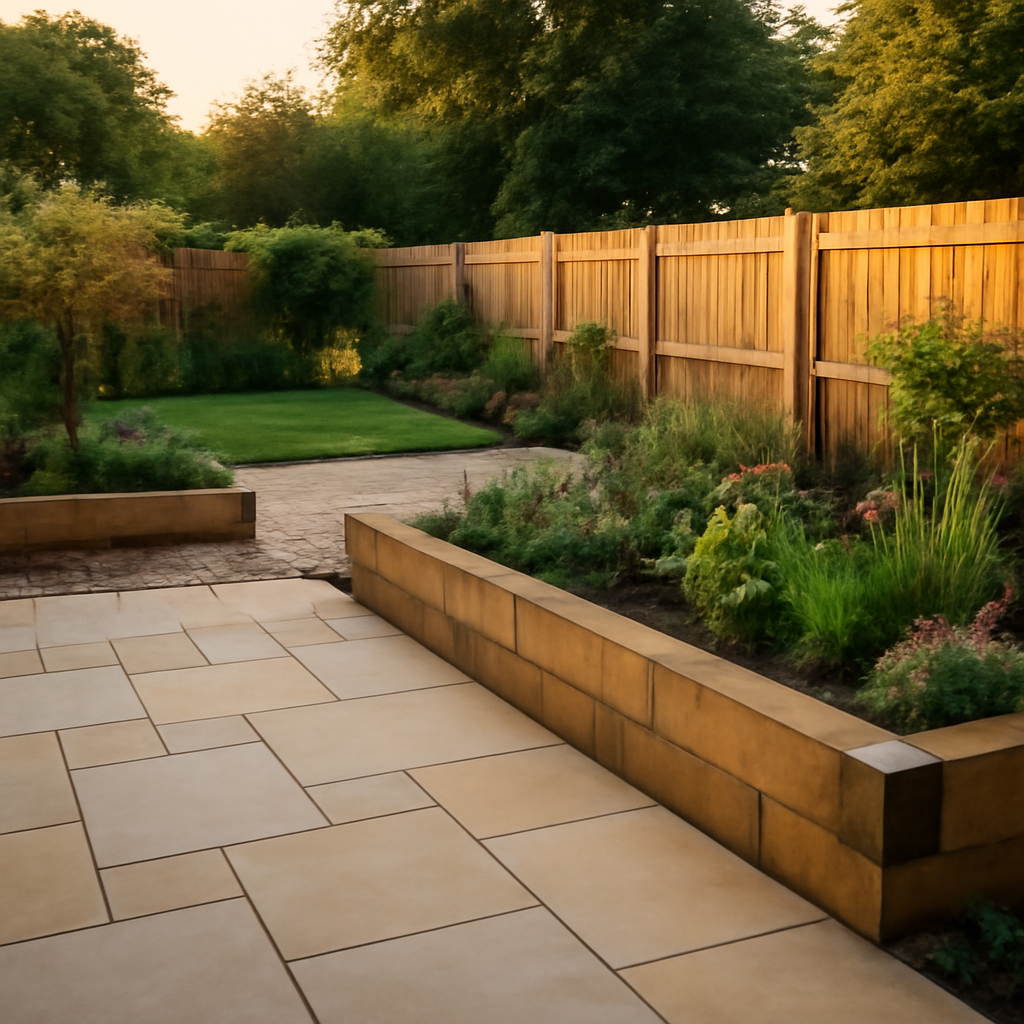 How a Tired Lawn Can Become a Usable Patio and Planting Space in Loughborough