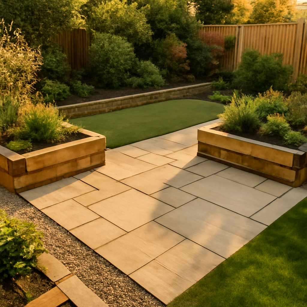 How a Tired Lawn Can Become a Usable Patio and Planting Space in Loughborough