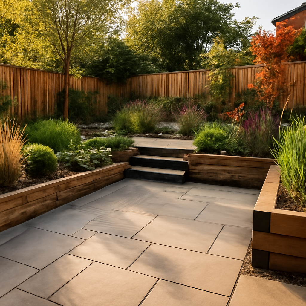 How a Tired Lawn Can Become a Usable Patio and Planting Space in Loughborough