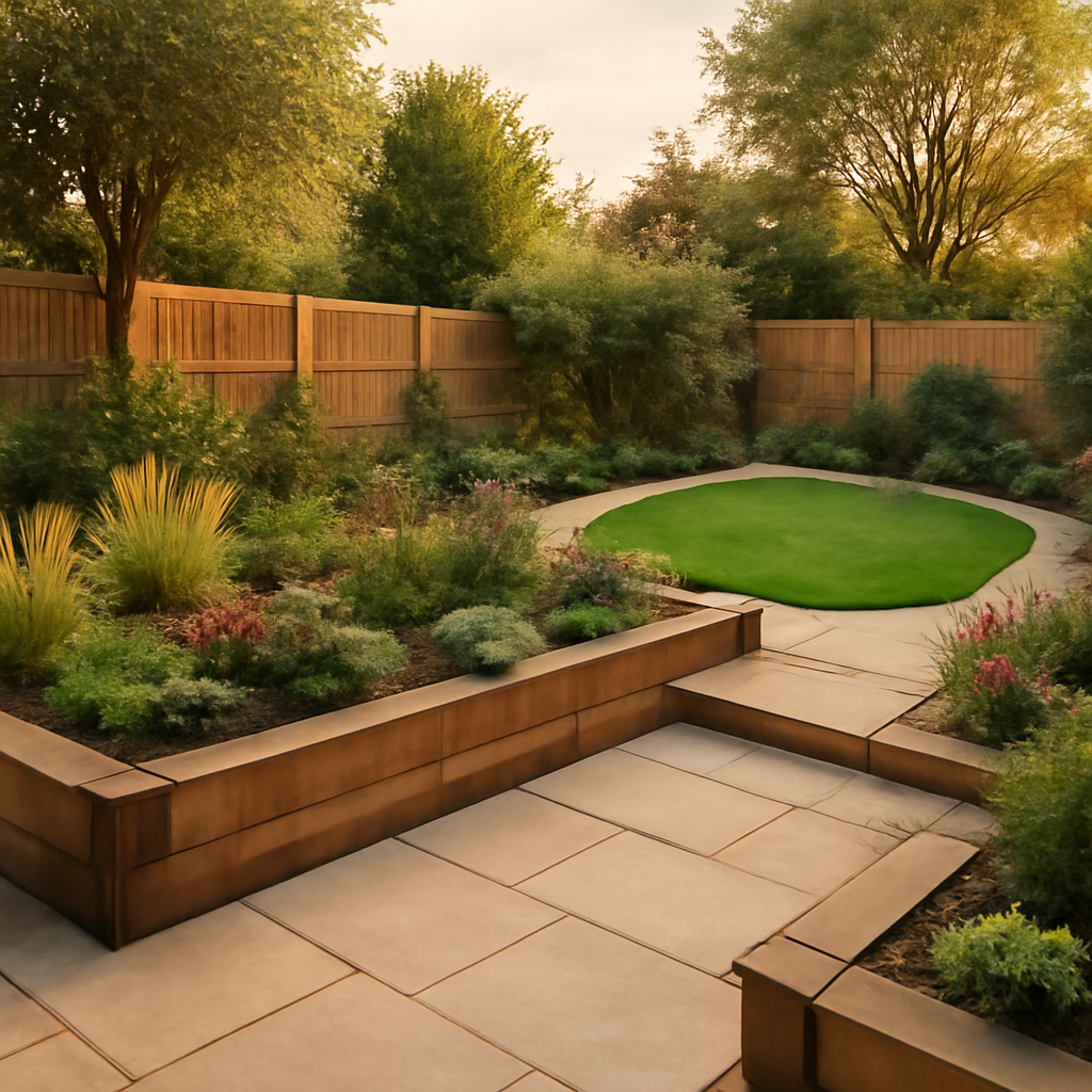 How a Tired Lawn Can Become a Usable Patio and Planting Space in Loughborough