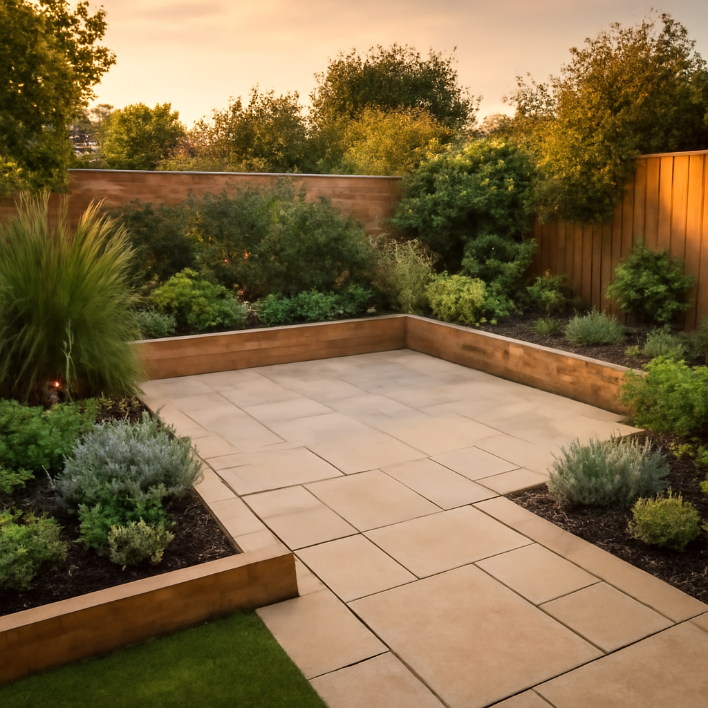 How a Tired Lawn Can Become a Usable Patio and Planting Space in Loughborough