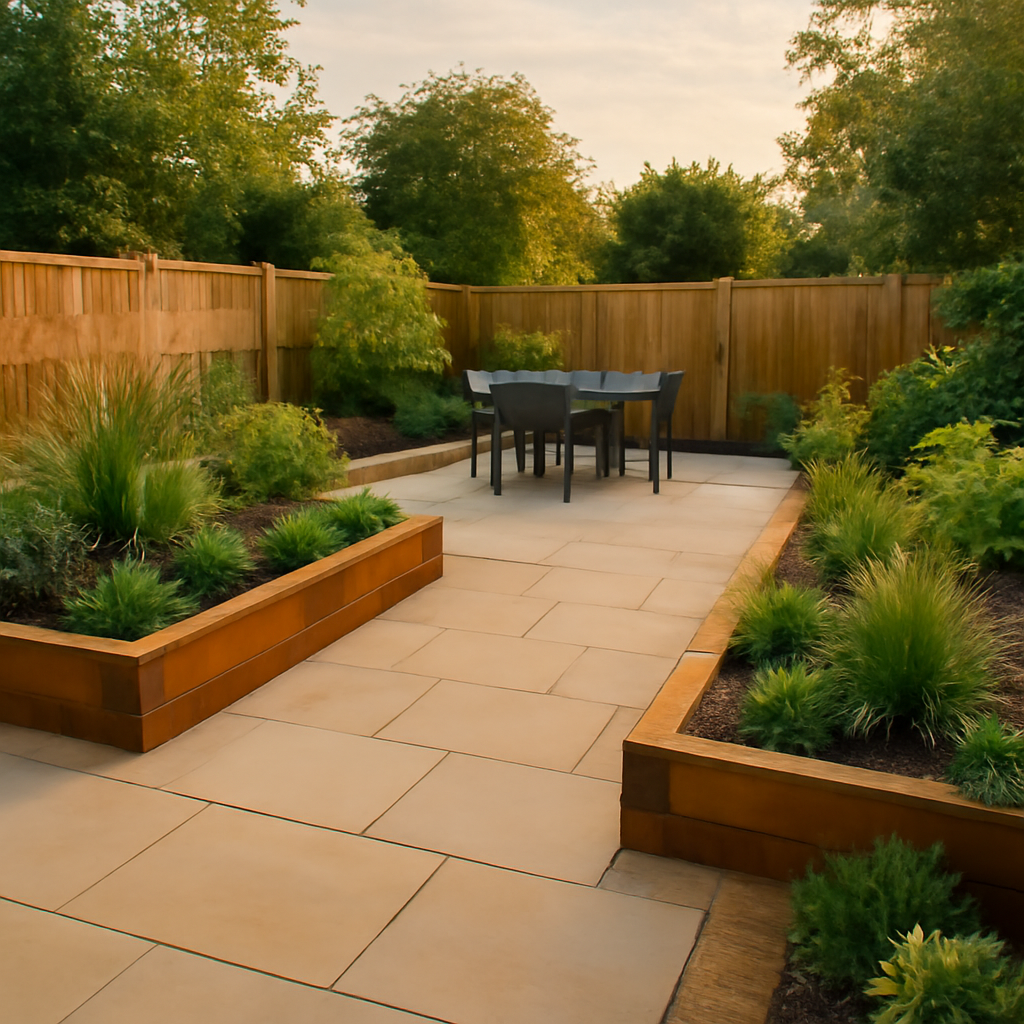 How a Tired Lawn Can Become a Usable Patio and Planting Space in Loughborough