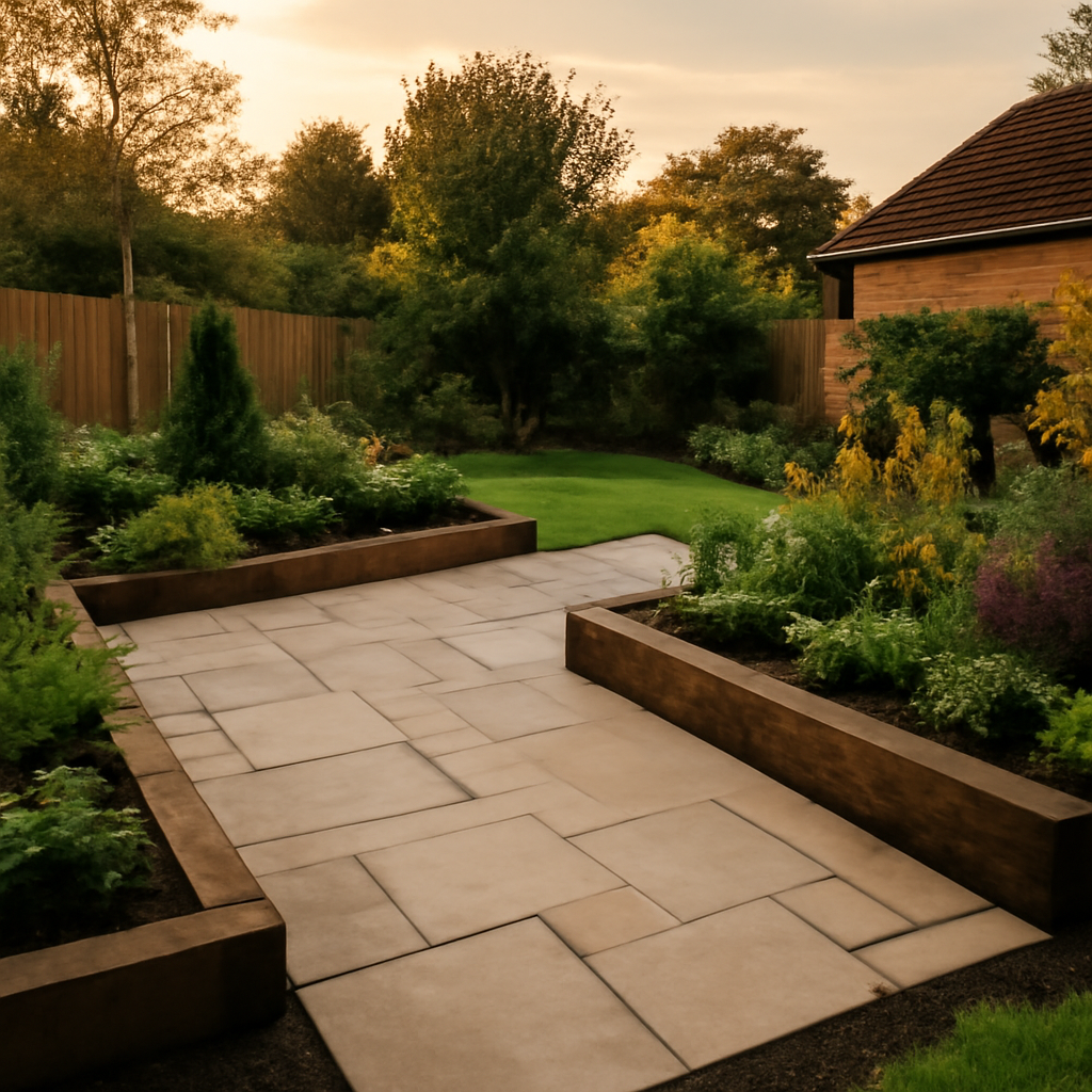 How a Tired Lawn Can Become a Usable Patio and Planting Space in Loughborough