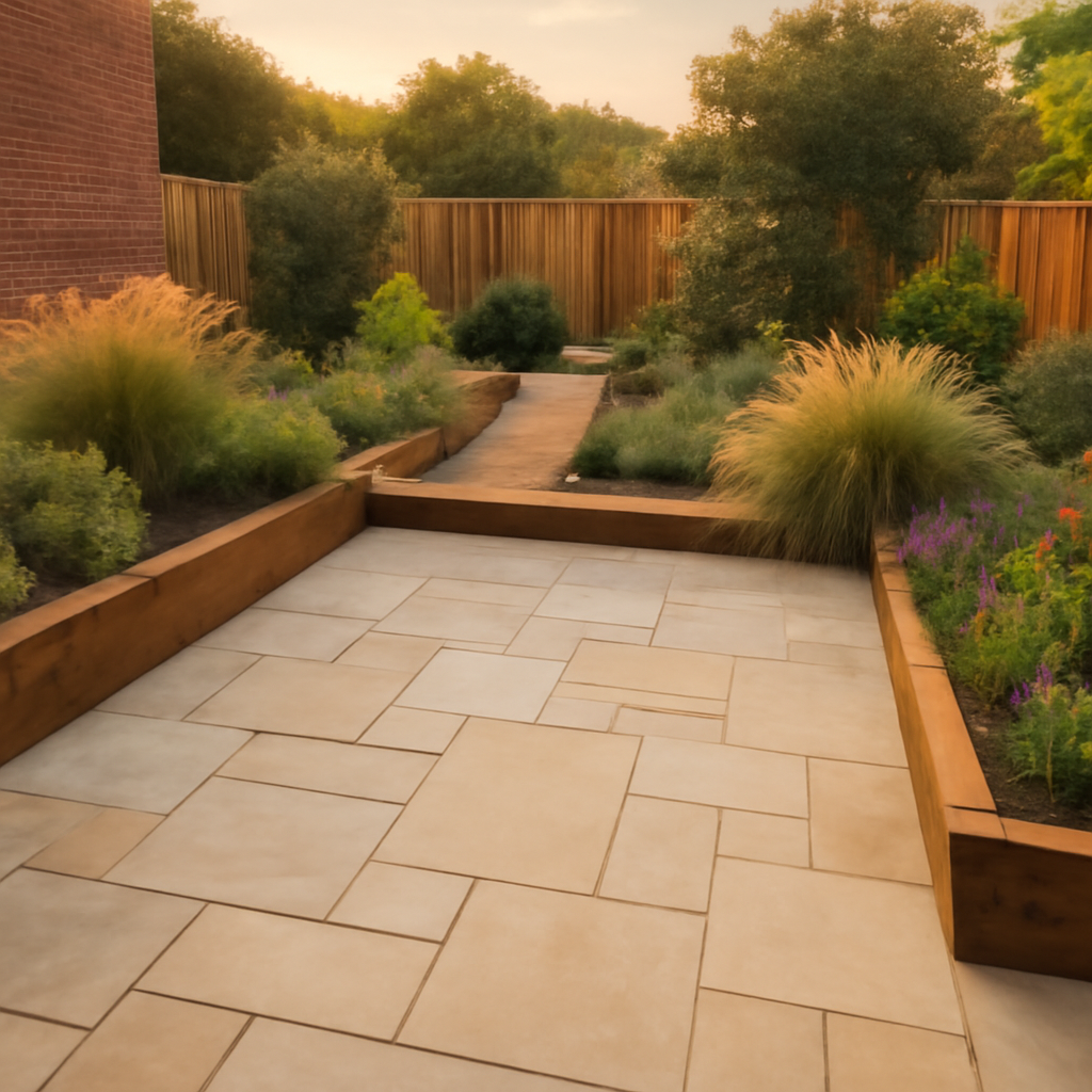 How a Tired Lawn Can Become a Usable Patio and Planting Space in Loughborough