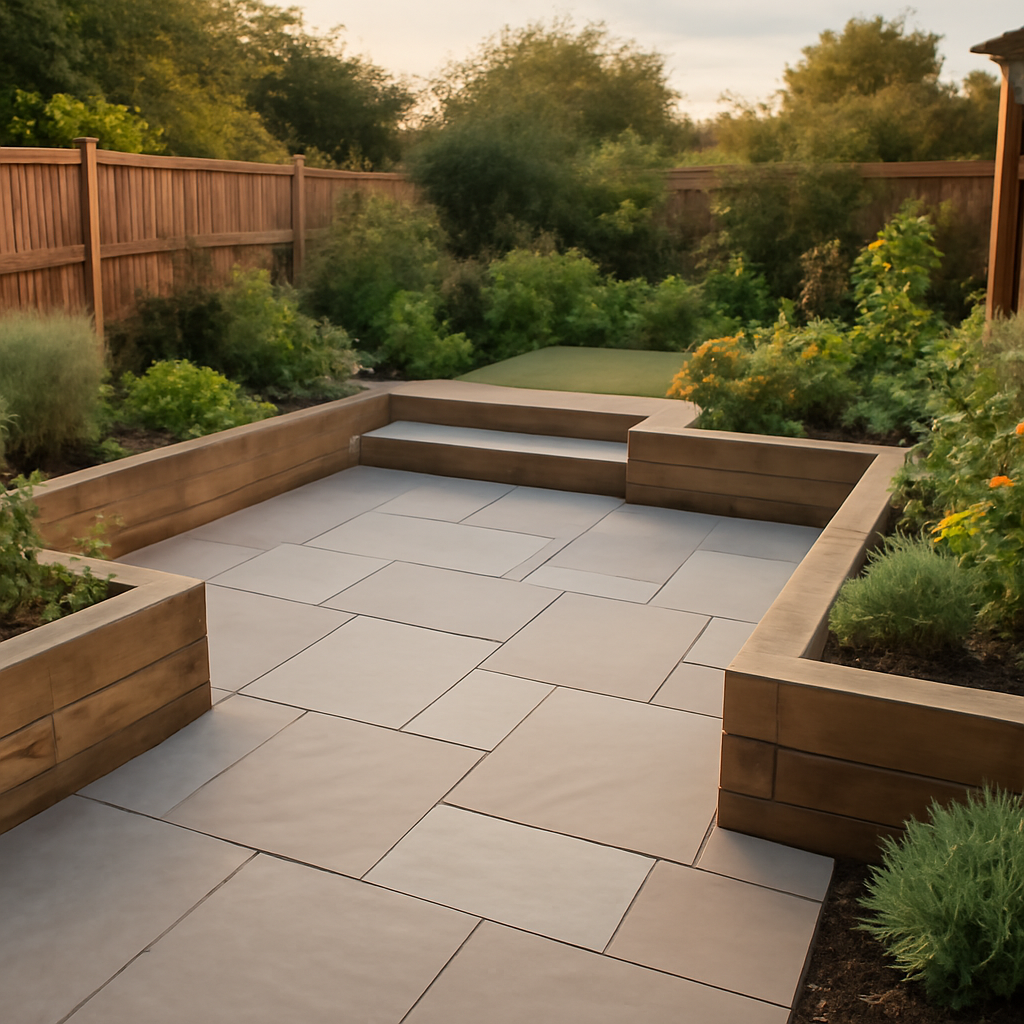 How a Tired Lawn Can Become a Usable Patio and Planting Space in Loughborough