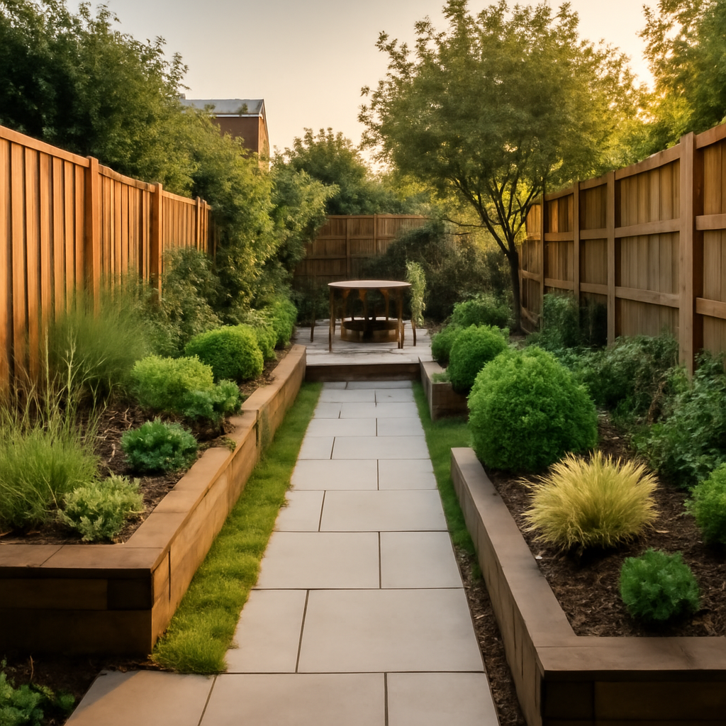How to Make a Narrow Garden Feel Wider with Landscaping in Loughborough