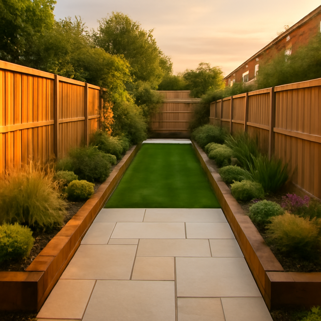 How to Make a Narrow Garden Feel Wider with Landscaping in Loughborough