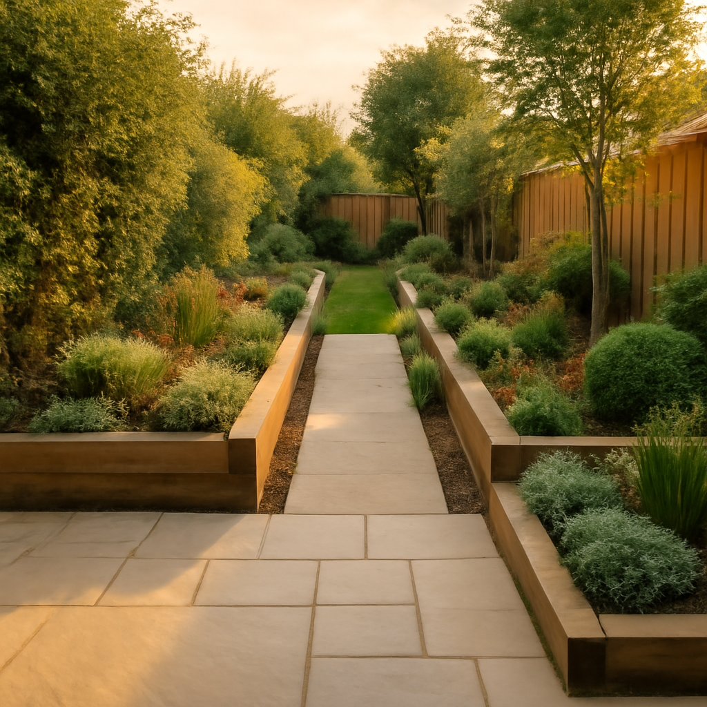 How to Make a Narrow Garden Feel Wider with Landscaping in Loughborough