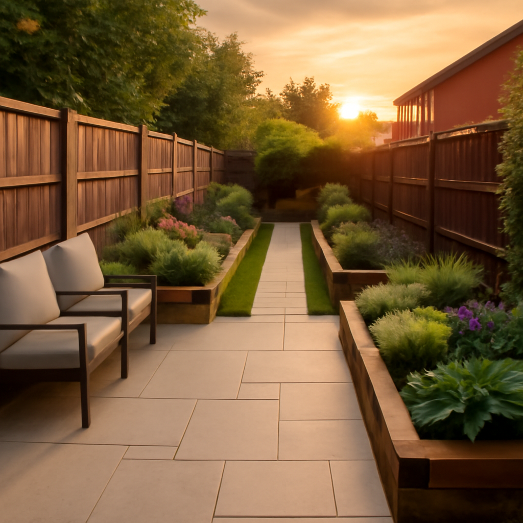 How to Make a Narrow Garden Feel Wider with Landscaping in Loughborough