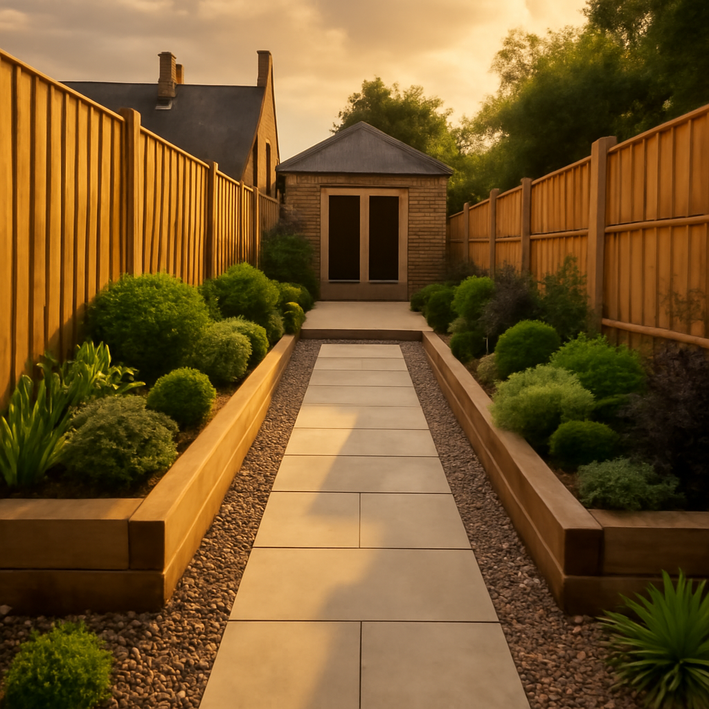 How to Make a Narrow Garden Feel Wider with Landscaping in Loughborough