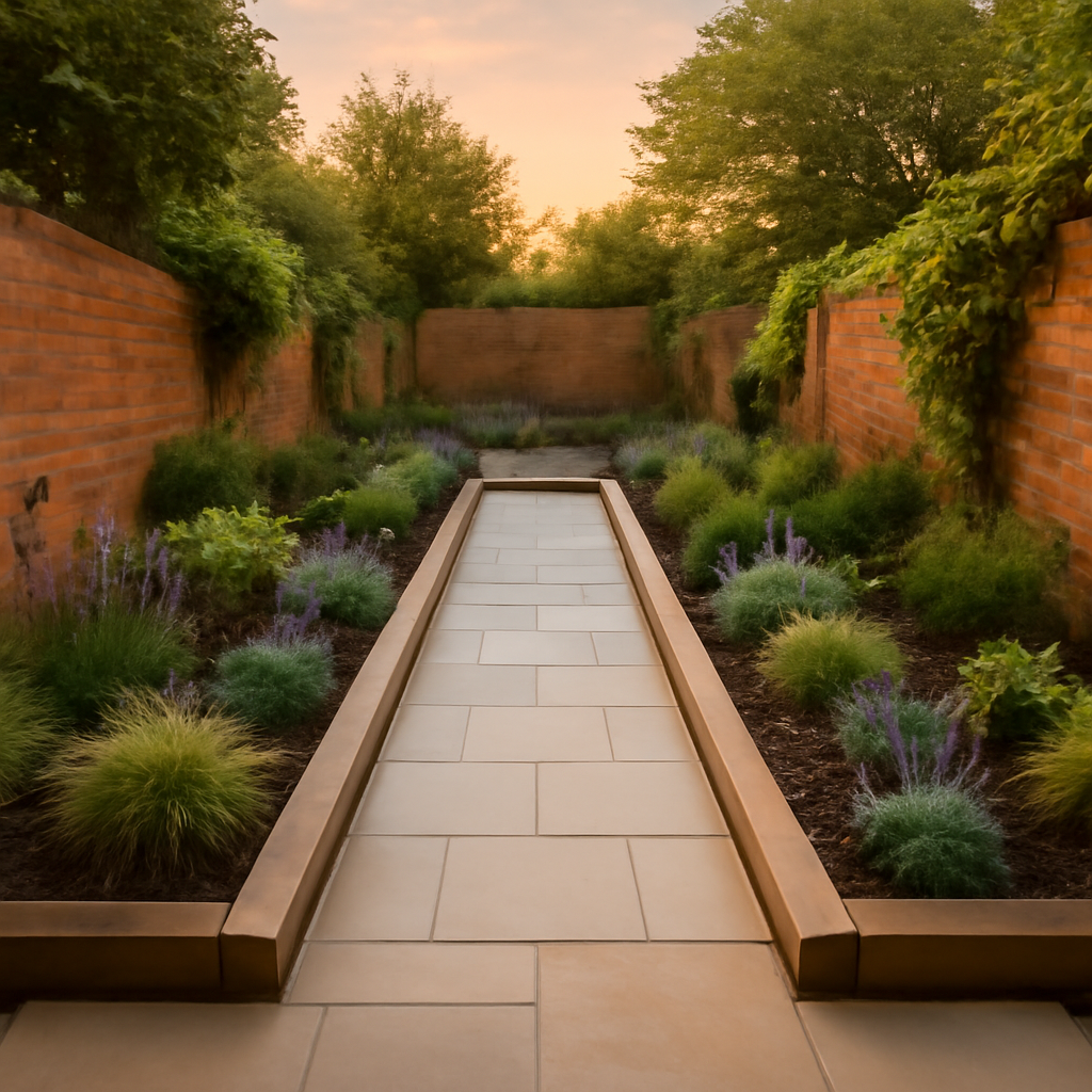 How to Make a Narrow Garden Feel Wider with Landscaping in Loughborough
