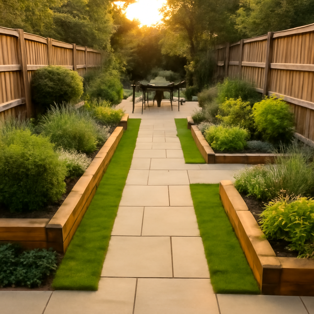 How to Make a Narrow Garden Feel Wider with Landscaping in Loughborough