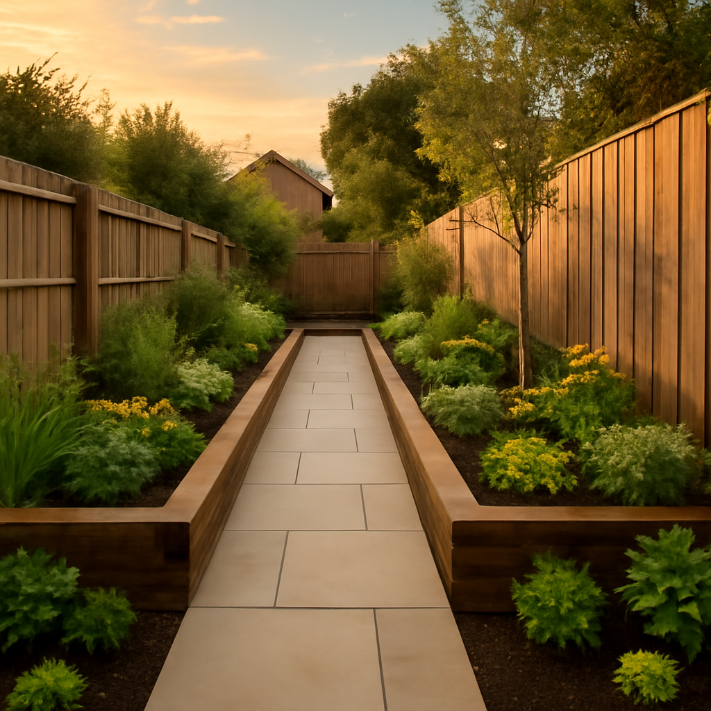 How to Make a Narrow Garden Feel Wider with Landscaping in Loughborough