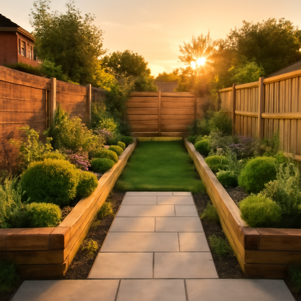 How to Make a Narrow Garden Feel Wider with Landscaping in Loughborough & East Midlands