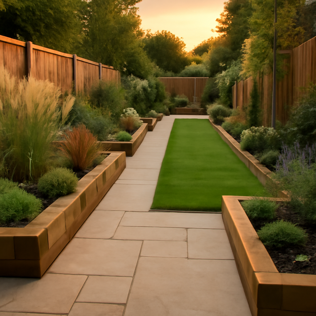 How to Make a Narrow Garden Feel Wider with Landscaping in Loughborough & East Midlands