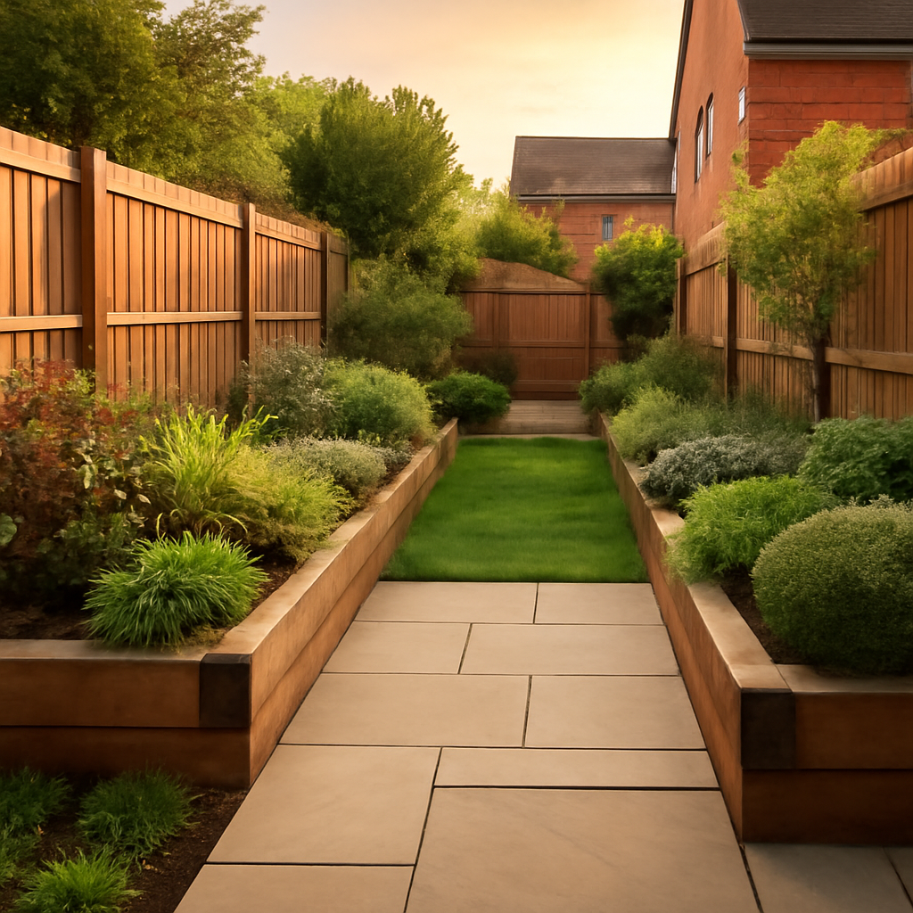 How to Make a Narrow Garden Feel Wider with Landscaping in Loughborough & East Midlands