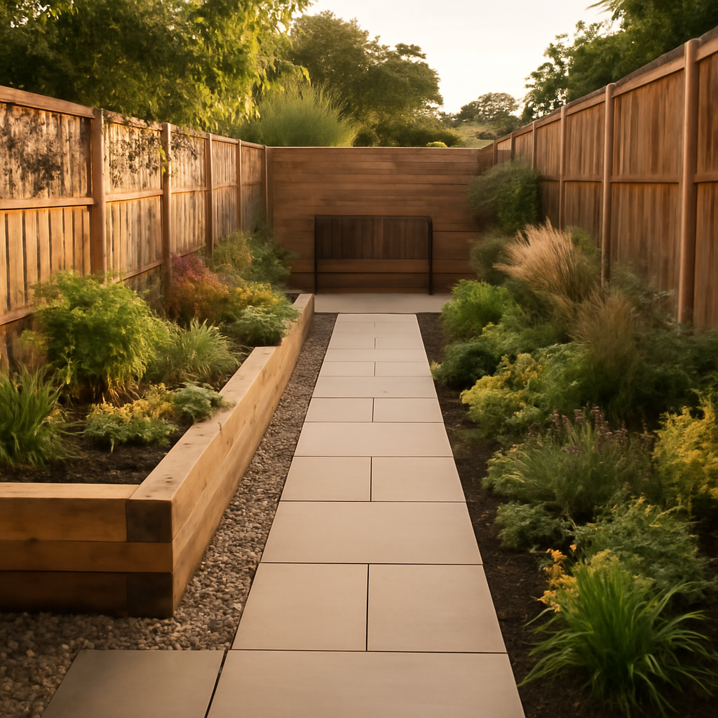 How to Make a Narrow Garden Feel Wider with Landscaping in Loughborough and the East Midlands