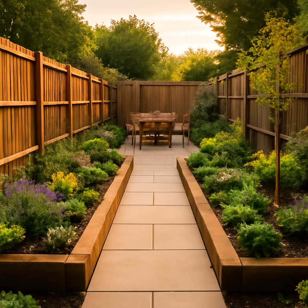 How to Make a Narrow Garden Feel Wider with Landscaping in Loughborough and the East Midlands