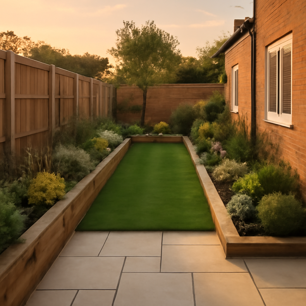 How to Make a Narrow Garden Feel Wider with Landscaping in Loughborough & the East Midlands