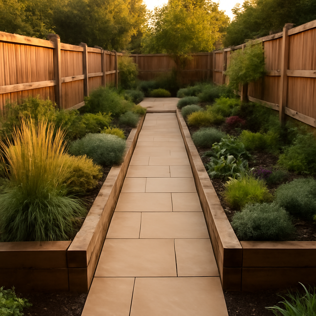 How to Make a Narrow Garden Feel Wider with Landscaping in Loughborough and the East Midlands
