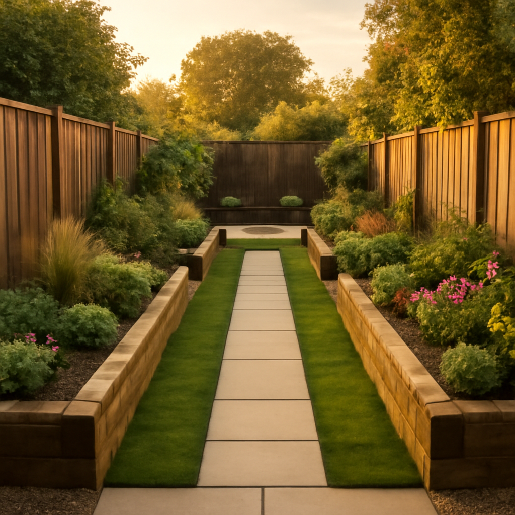 How to Make a Narrow Garden Feel Wider with Landscaping in Loughborough and the East Midlands
