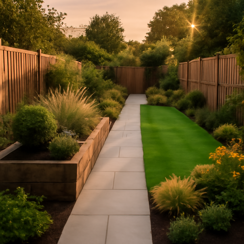 How to Make a Narrow Garden Feel Wider with Landscaping in Loughborough and the East Midlands
