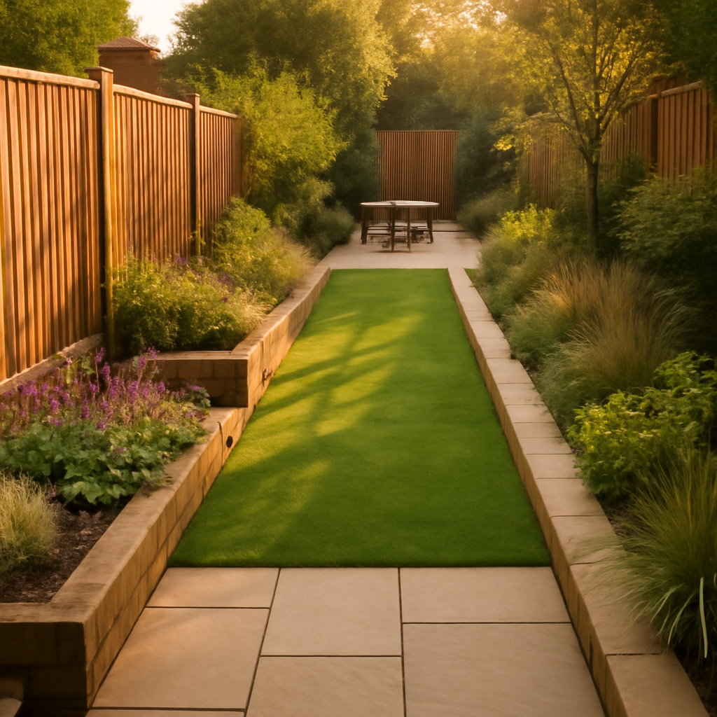 How to Make a Narrow Garden Feel Wider with Landscaping in Loughborough and the East Midlands