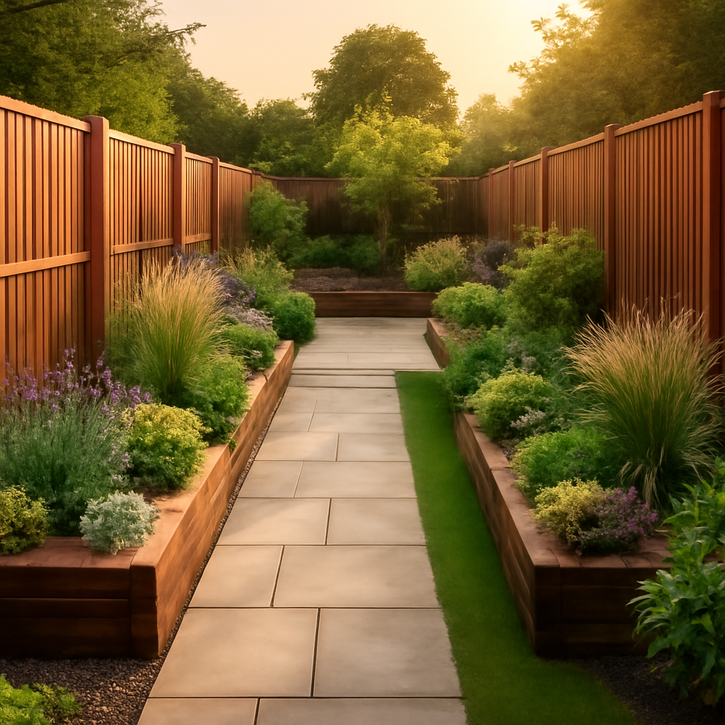How to Make a Narrow Garden Feel Wider with Landscaping in Loughborough and the East Midlands