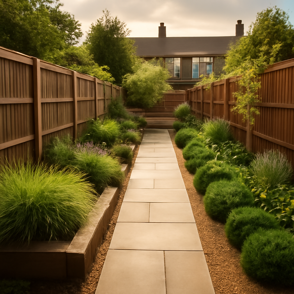 How to Make a Narrow Garden Feel Wider with Landscaping in Loughborough and the East Midlands