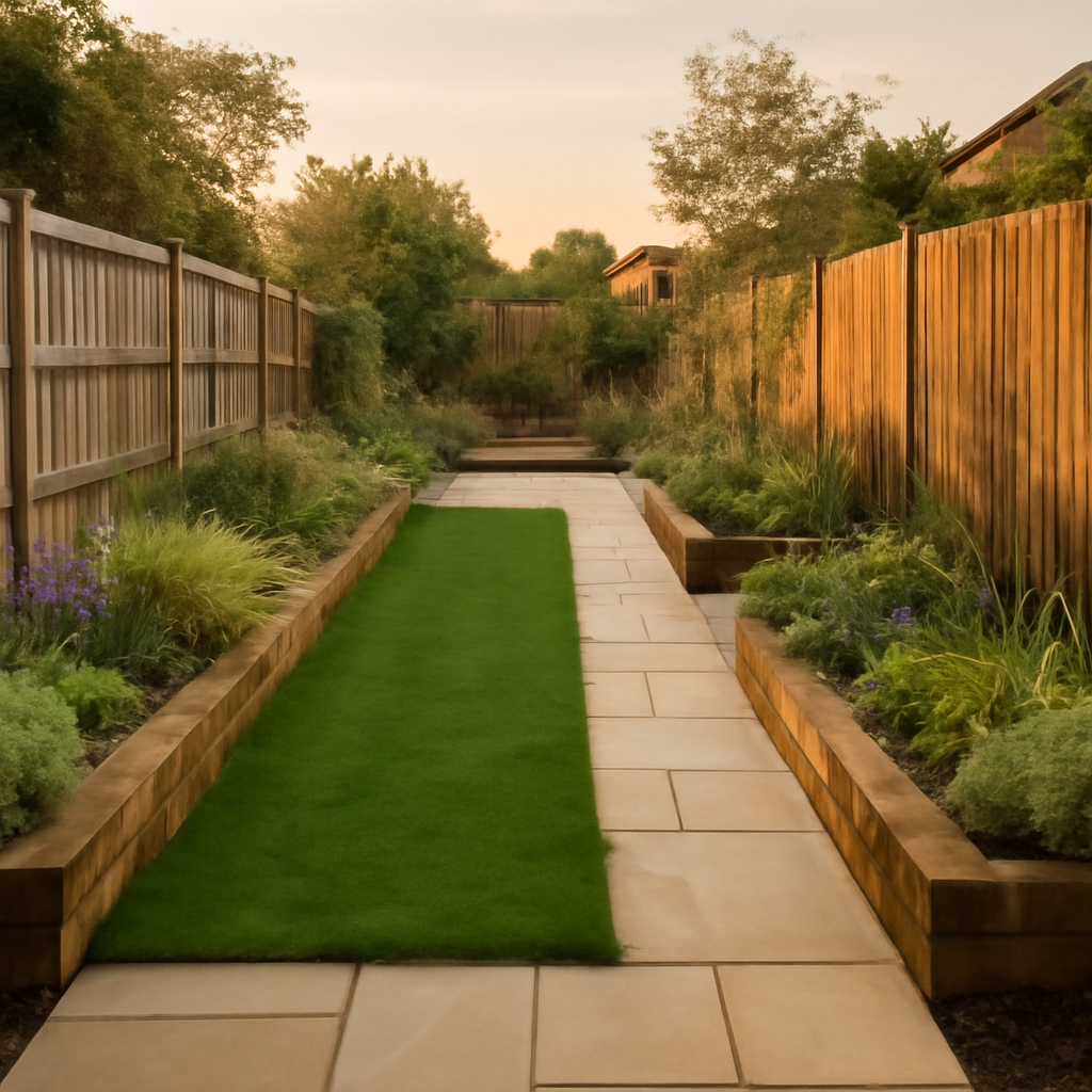 How to Make a Narrow Garden Feel Wider with Landscaping in Loughborough and the East Midlands