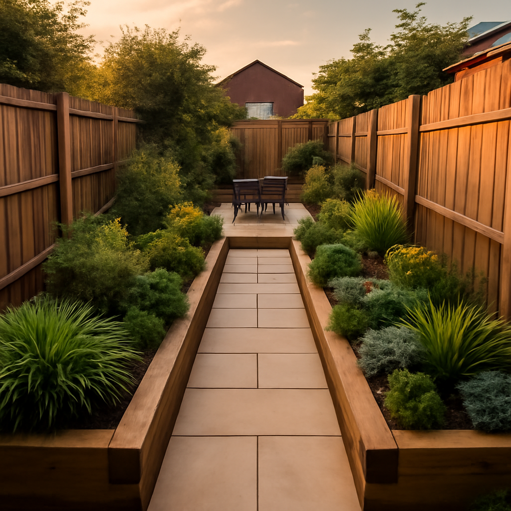 How to Make a Narrow Garden Feel Wider with Landscaping in Loughborough and the East Midlands