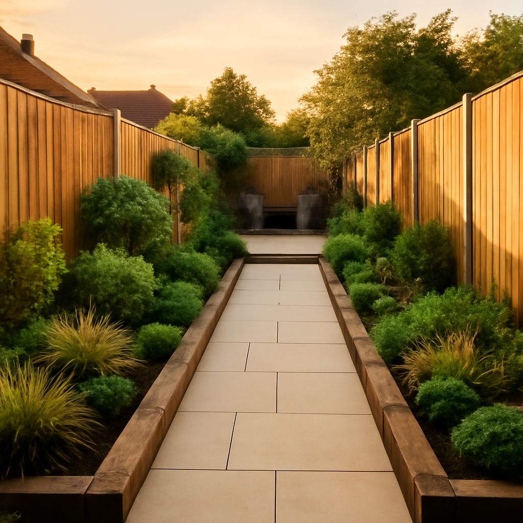 How to Make a Narrow Garden Feel Wider with Landscaping in Loughborough & the East Midlands