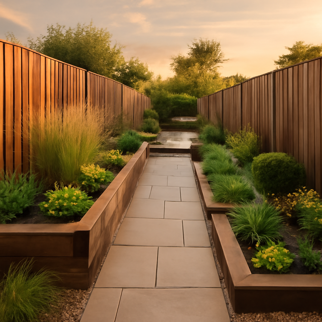 How to Make a Narrow Garden Feel Wider with Landscaping in Loughborough and the East Midlands