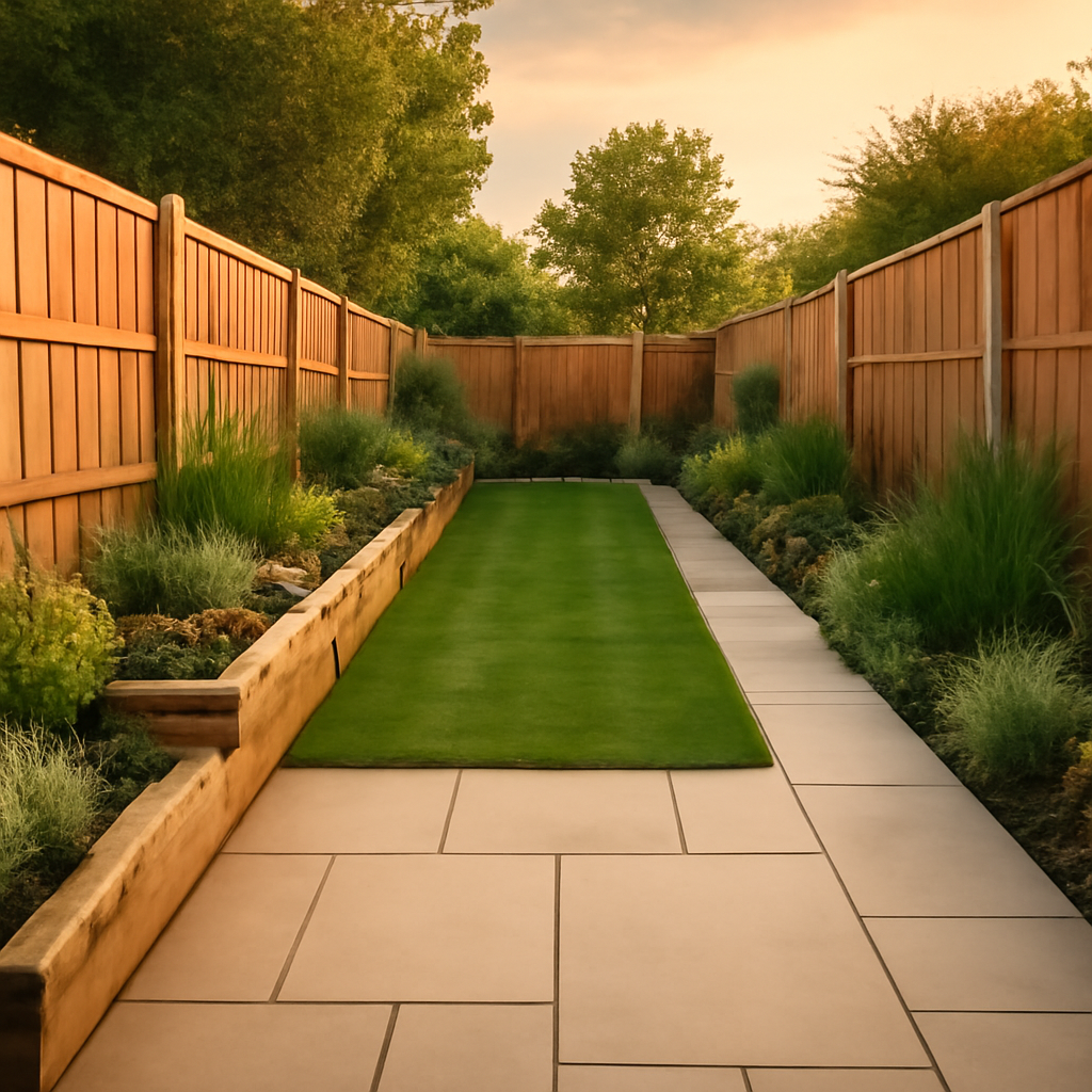 How to Make a Narrow Garden Feel Wider with Landscaping in Loughborough and the East Midlands