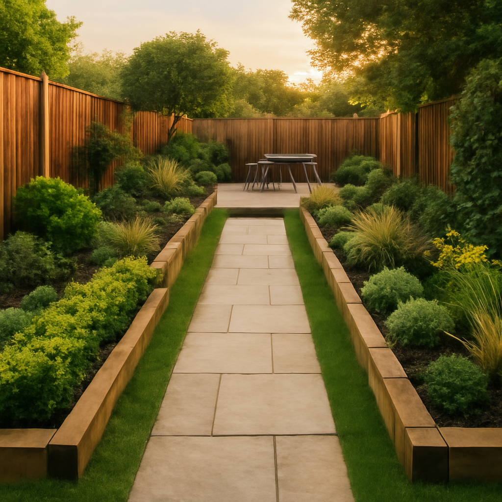 How to Make a Narrow Garden Feel Wider with Landscaping in Loughborough and the East Midlands